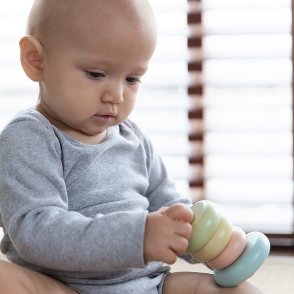 Anillos apilables para bebé, marca Plan Toys