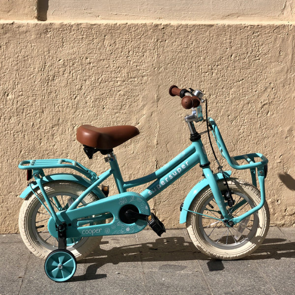 Bicicleta Cooper – 12 pulgadas – turquesa – Super super