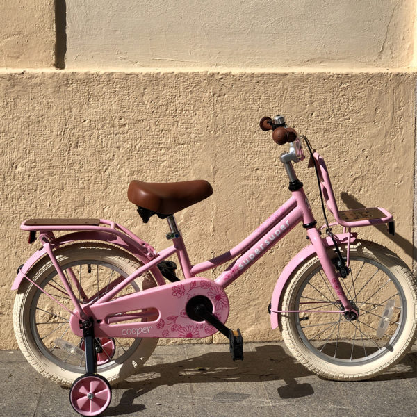 Bicicleta Cooper Bamboo – 16 pulgadas – rosa – Super Super